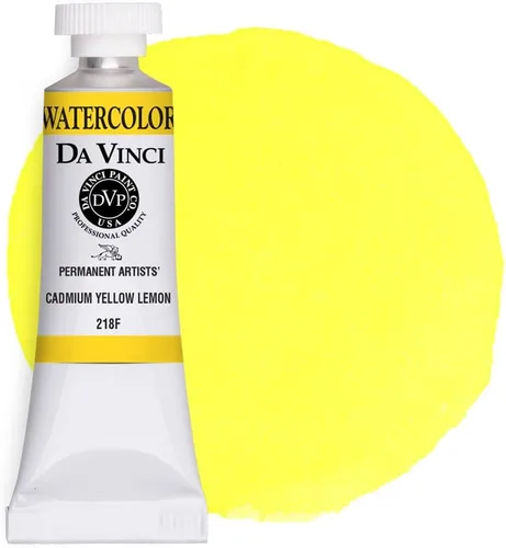 Miniatura 138 de DA VINCI PAINTS Pintura de acuarela para artista profesional, Gamboge (tono), 0.5 fl oz