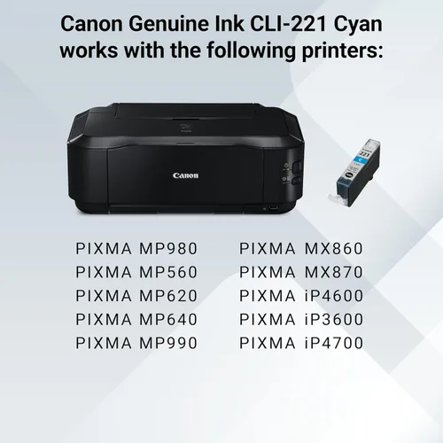 Miniatura 6 de Tanque de tinta Canon CLI-221, Cian