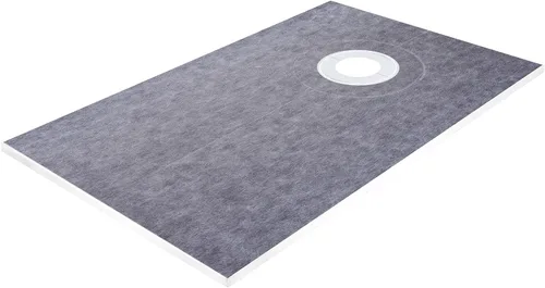 Miniatura 3 de VEVOR Kit de bordillos de ducha de 38 x 60 pulgadas con brida de unión de PVC de 4 pulgadas, rejilla de acero inoxidable de 4 pulgadas, 2 bordillos