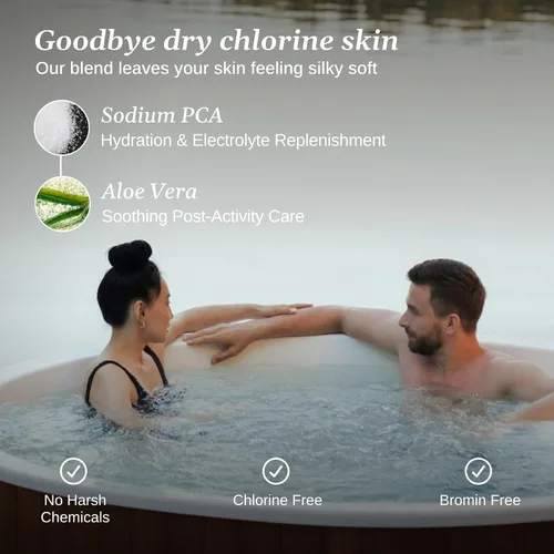 Miniatura 6 de Relax Spa & Bath Sales de baño de aromaterapia para bañera de hidromasaje, baño o spa, bolsa de 2 libras con infusión de magnesio, sal de baño