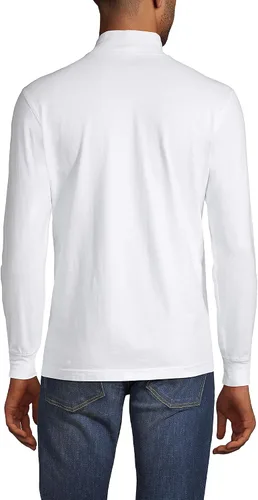 Miniatura 2 de Lands' End - Camisa de mezcla de algodón Super-T con cuello alto de imitación para hombre