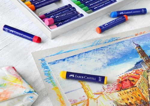 Miniatura 3 de Faber-Castell Creative Studio Crayones Pastel al Óleo - 36 Colores Vibrantes