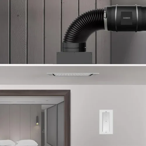 Miniatura 8 de AC Infinity CLOUDWAY - Ventilador EC S12 para toda la casa, 1600 CFM con control remoto de ventilador inalámbrico de 10 velocidades, ventilación
