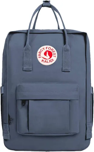 Miniatura 18 de KALIDI Mochila casual para laptop de 15 pulgadas, mochila clásica para campamento, viajes, exteriores, cuadrada, mochila para universidad, Verde
