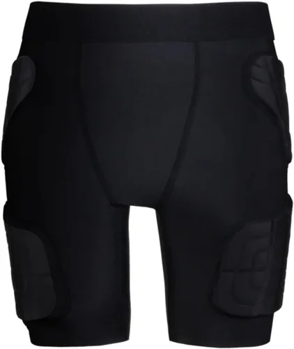 Miniatura 8 de Hotfiary Pantalones cortos de compresión acolchados para jóvenes, protector de pecho de costilla de fútbol, almohadillas protectoras para patinaje