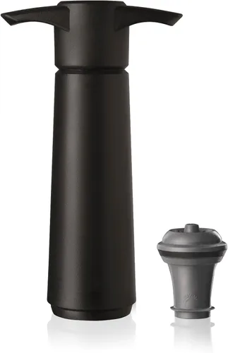 Miniatura 15 de Vacu Vin - Bomba de Ahorro de Vino Azul con Tapón de Vino al Vacío - Mantén Tu Vino Fresco hasta 10 Días - 1 Bomba 4 Tapones - Reutilizable