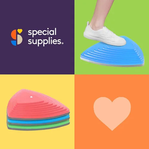 Miniatura 7 de Special Supplies Stepping Stones for Kids Indoor and Outdoor Balance Blocks Promote Coordination, Balance, Strength Child Safe Rubber, Non-Slip