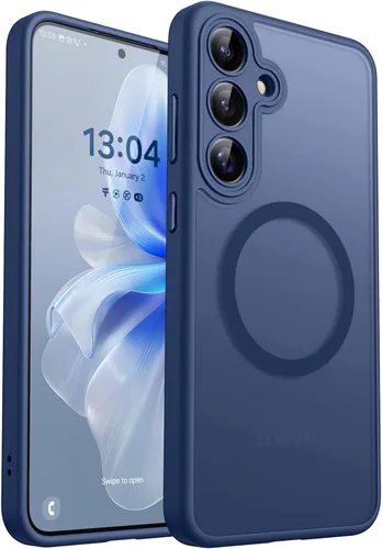 Miniatura 9 de CANSHN Funda diseñada para Samsung Galaxy A16-5G [protección completa de la cámara] [compatible con Magsafe] funda protectora trasera translúcida