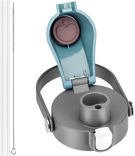 Miniatura 15 de Tapa 2 en 1 para tazas Owala Freesip, tapa de repuesto para Owala de 16 onzas, 24 onzas, 25 onzas, 32 onzas, 40 onzas, tapa superior de botella