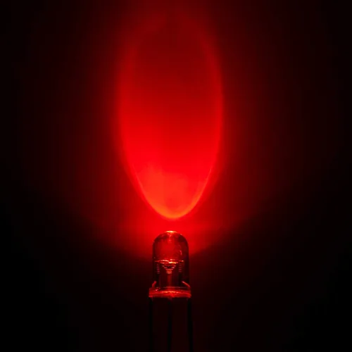 Miniatura 2 de CHANZON 100 luces de diodo LED rojo y azul de 0.197 in (transparente redondo transparente bicolor) iluminación brillante lámparas componentes F)