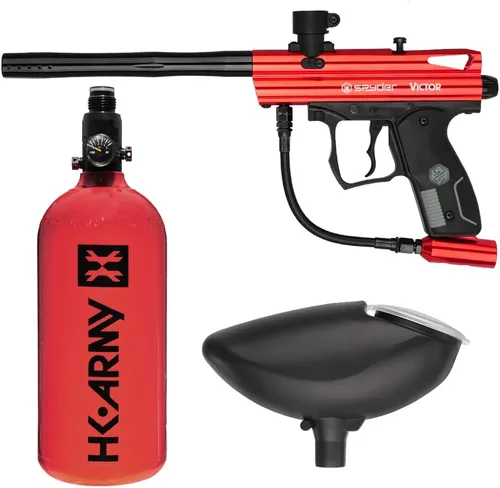 Miniatura 5 de Kit de pistola para paintball Action Village Kingman Spyder Victor Entry (Azul brillante)
