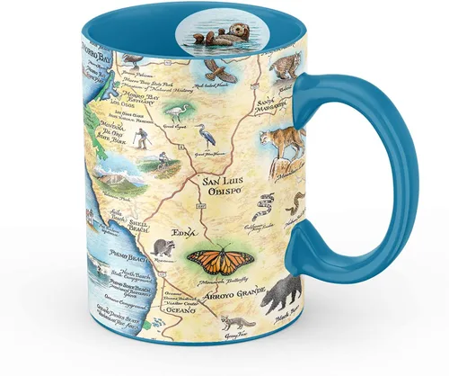 Miniatura 6 de Xplorer Maps Boston Map Taza de cerámica (16 onzas) – Taza de café sin BPA para bebidas calientes y frías – perfecta para oficina, hogar o regalo