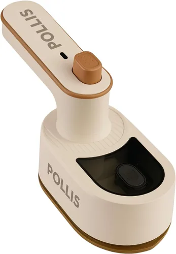Pollis Plancha y Vaporizador Portátil 2 en 1 para Ropa, Fácil para Viajar y Dormitorio, Diseño Ligero, Tecnología Giratoria de 180 Grados, Tanque de