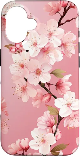 Miniatura 31 de Funda para iPhone 15 Pro Max Japón Pink Flower Sakura Florist Anime Cherry Blossom