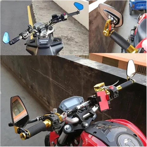 Miniatura 8 de Accesorios - Espejo de motocicleta de 7/8 pulgadas, 0.866 in, empuñaduras de manubrio, espejos retrovisores laterales para Yamaha XT660 XT660R