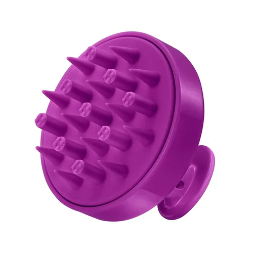 Miniatura 10 de HEETA - Masajeador de cuero cabelludo para el crecimiento del cabello, cepillo de champú, exfoliante para el cuero cabelludo con cerdas de silicona