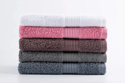 Miniatura 8 de Toalla de mano de 16 x 30 pulgadas, ultra suave y altamente absorbente, color rosa puro, duradera, para baño, hotel, spa, salón y gimnasio, juego