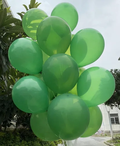 Miniatura 3 de 100 globos en varios tamaños de 12 y 10 pulgadas, perfectos para Navidad, día de San Patricio, brochas, graduaciones, decoraciones de fiesta de baby