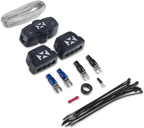 Miniatura 4 de NVX Kit de cableado de amplificador dual 1/0 calibre 1/0 AWG 100% OFC sin cable RCA - XAPK1D