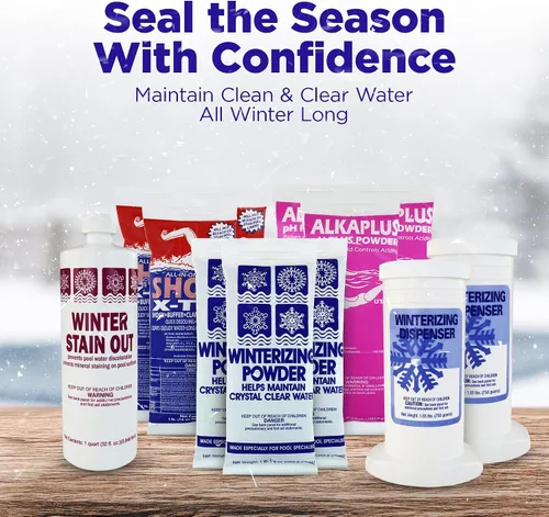 Miniatura 2 de Rx Clear Kit de cierre de piscina para piscinas sobre el suelo y enterradas Kit de invierno de piscina Productos químicos de cierre de invierno