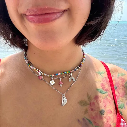 Miniatura 7 de SITOS - Colombia Necklace Empanada Pendant Colombian Souvenirs Pierogi or Dumpling Food Jewelry Latina gifts Latino Food Products