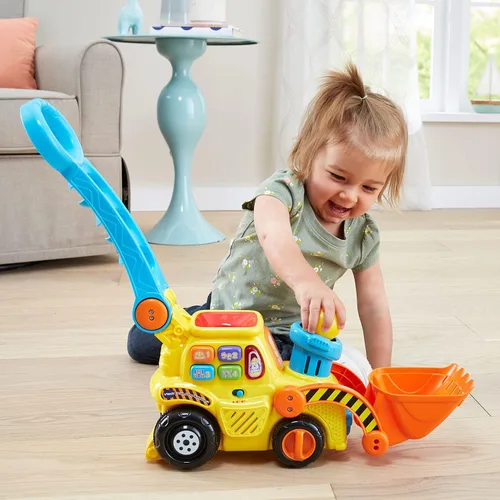 Miniatura 9 de VTech Pop-a-Balls Push & Pop Bulldozer, Amarillo