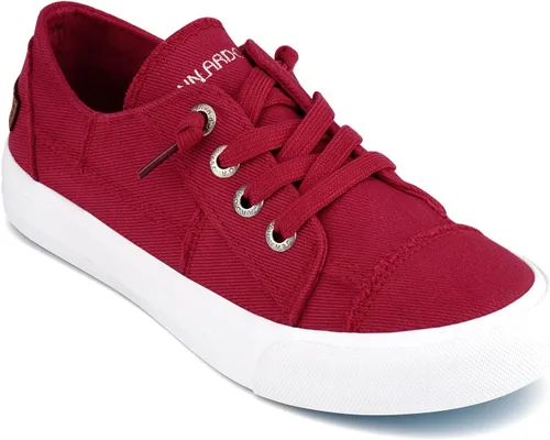Miniatura 2 de JENN ARDOR Womens Canvas Shoes Play Sneakers Slip on Low Tops Casual Tennis Shoes Fashion Shoes