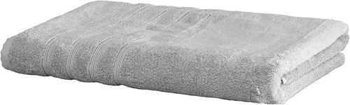 Miniatura 68 de Mosobam Juego de 4 toallas turcas de lujo de 35 x 70 pulgadas, color gris claro (gris), viscosa de bambú de 24.69 oz/m² y algodón peinado turco