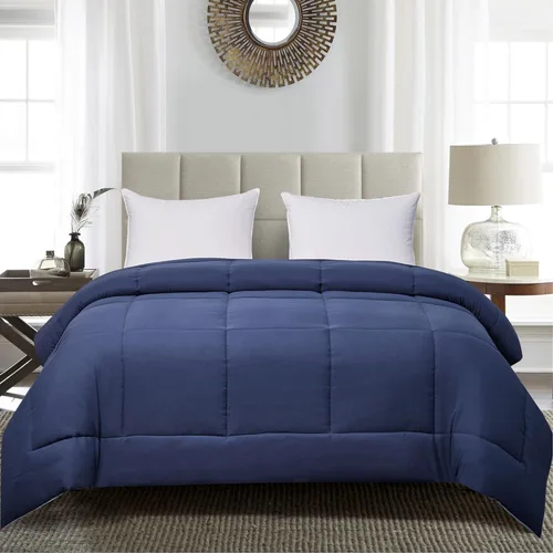 Miniatura 21 de Blue Ridge Home Fashions - Edredón sintético de microfibra para todas las estaciones, relleno de poliéster hipoalergénico, gemelo Chocolate/Khahi