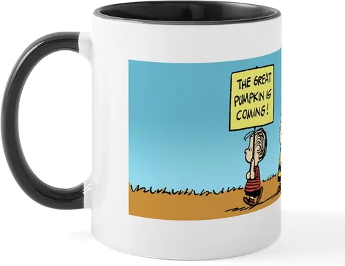 Miniatura 150 de CafePress Sincere Pumpkin Patch Mug Taza de café de cerámica de 11 oz (11.0 fl oz)