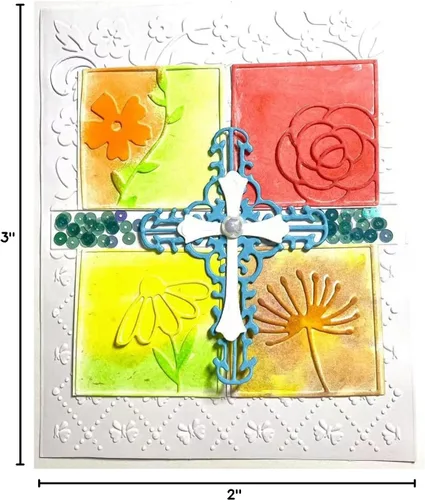 Miniatura 9 de Mvchifay Plantillas de metal para álbumes de recortes, herramienta de bricolaje para manualidades, acero al carbono, para hacer tarjetas de papel