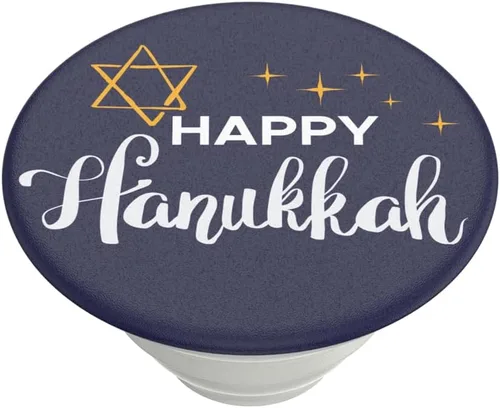 Miniatura 4 de PopSockets - Agarre para teléfono con soporte expandible, agarre adhesivo - Happy Hanukkah Mantente espeluznante