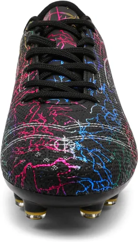 Miniatura 3 de Zapatos de fútbol para niños, zapatos de fútbol para suelo firme, tenis atléticos para niñas, para exteriores, césped y fútbol para niños pequeños