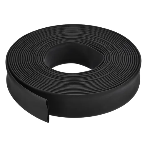 MECCANIXITY Tubo termorretráctil, relación 3:1, 1 pulgada de diámetro y 30 pies, tubo termorretráctil de doble pared, impermeable, sellado, negro