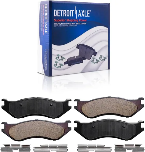 Miniatura 113 de Detroit Axle - Pastillas de Freno para Nissan Altima Sentra 350Z Juke INFINITI G35, Pastillas de Freno Cerámica Delanteras y Traseras Reemplazo