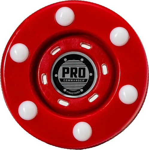 Franklin Sports NHL - Discos de hockey sobre ruedas de calle, Pro Commander - Discos de hockey sobre ruedas para exteriores para práctica + Rojo - 1
