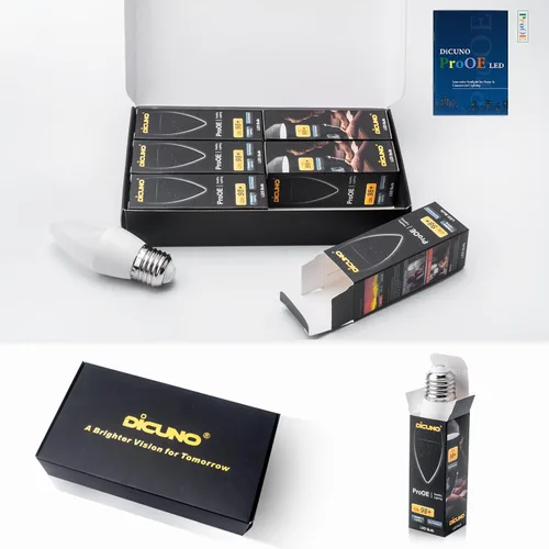 Miniatura 9 de DiCUNO ProOE - Bombilla LED E26 con protección ocular, alto CRI 98, bombilla E26 de 5 W, blanco cálido 3000 K, reemplazo de luz decorativa