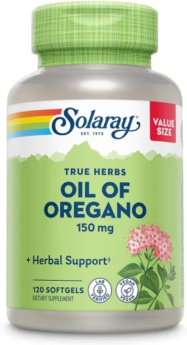 Miniatura 7 de Solaray Cápsulas blandas de aceite de orégano - Cápsulas de aceite de orégano con Carvacrol, extracto puro, fórmula extra fuerte, 150 mg por cápsula