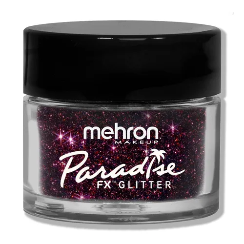 Miniatura 14 de Mehron Makeup Paradise Glitter FX Cosmético profesional para maquillaje y arte Brillantina suelta vibrante y brillante de 0.25 oz (7 g) (negro)