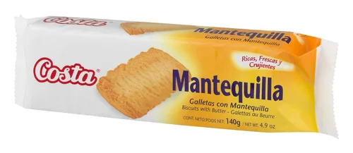 Costa Galletas de mantequilla de mantequilla - Deliciosas galletas de mantequilla, disfruta de crujientes y sabrosas golosinas estilo panadería para