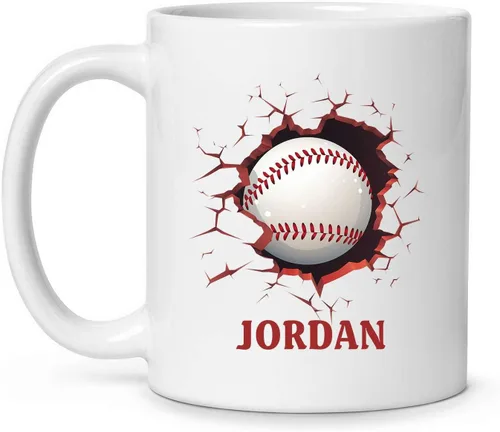 Miniatura 10 de Tazas personalizadas de gran fútbol americano, Personalizado elegir nombre taza de café de fútbol americano, Taza de té de fútbol personalizado