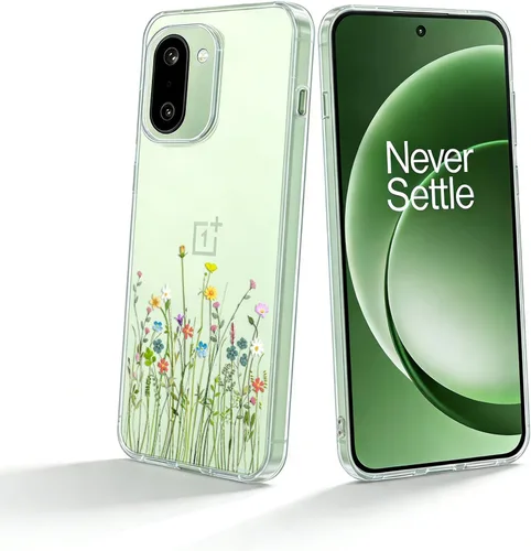 Miniatura 16 de Unov Funda compatible con OnePlus 15R 5G transparente con diseño de TPU suave absorción de golpes, diseño delgado en relieve, cubierta trasera great