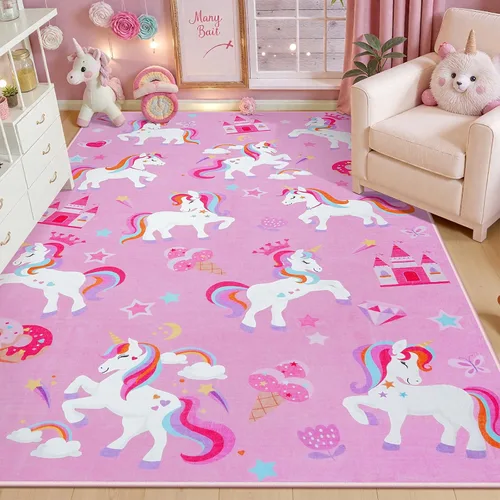 Miniatura 19 de STARUIA Alfombra negra con video gamer para habitación de niños, pequeña alfombra lavable de 3 x 5 pies para dormitorio de niños, alfombra suave
