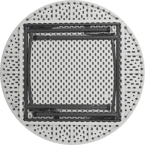 Miniatura 7 de Lorell Mesa de banquete, 48 x 48 x 29-1/4 pulgadas, platino