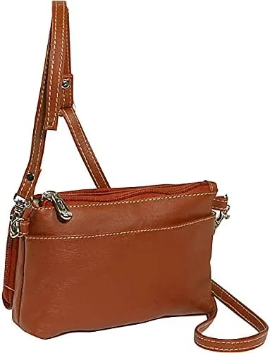 Miniatura 5 de Piel Leather Bolso de hombro, Saddle, Bolso de hombropulsera