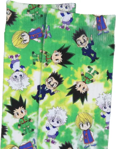 Miniatura 3 de Bioworld Hunter X Hunter Anime Chibi Characters - Calcetines sublimados para adultos, 1 par, Hunter X Hunter 2
