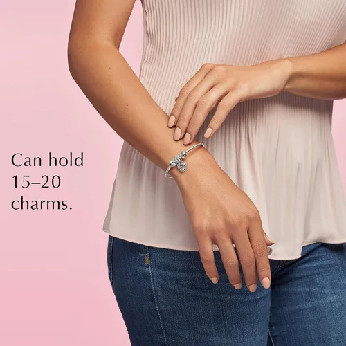 Miniatura 8 de Pandora - Brazalete de serpiente, brazalete con dijes, joyería Smooth Moments