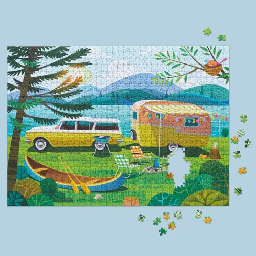 Miniatura 3 de WerkShoppe Happy Camper - Rompecabezas de 1000 piezas