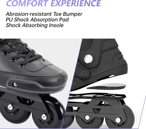 Miniatura 5 de SWAY Patines profesionales en línea para adultos, patines de alto rendimiento para mujeres y hombres, patines de carreras para adolescentes