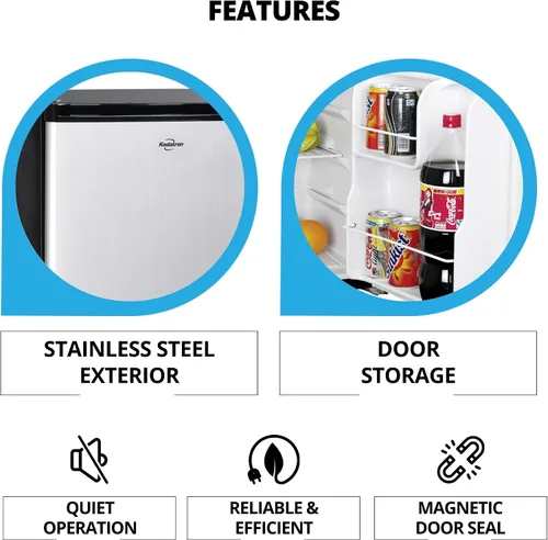 Miniatura 5 de Koolatron - Refrigerador 12V / 110V - Mini nevera para camiones, almacenamiento fresco para cocina, dormitorio, oficina, viajes, camping